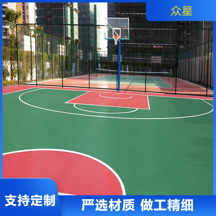 宝鸡市塑胶篮球场篮球场硅PU - 哪里好